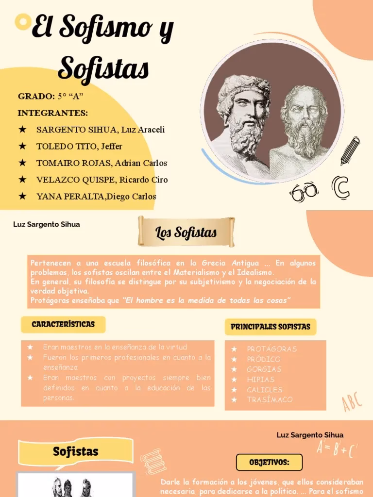¿Qué estudian los sofistas?