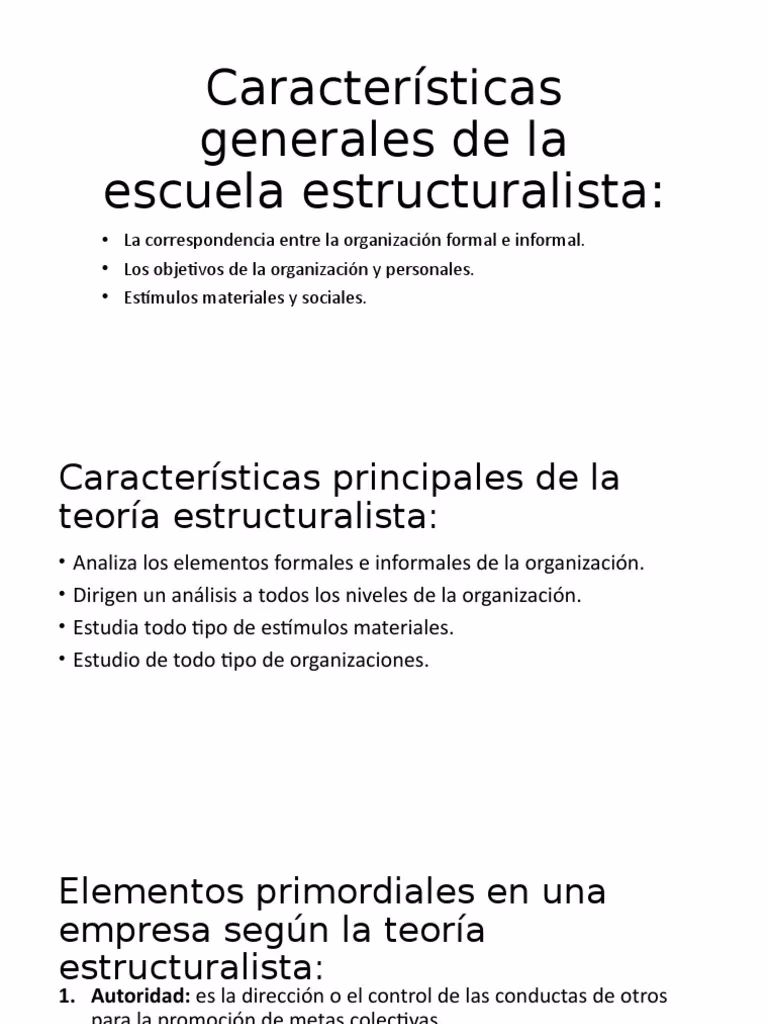 ¿Qué es la actividad estructuralista?