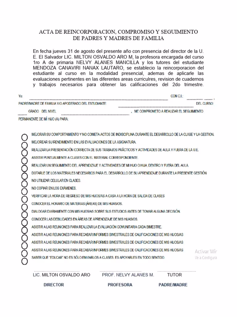 ¿Qué es una reincorporación escolar?