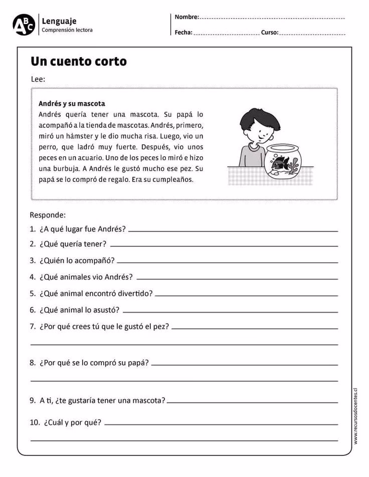 ¿Qué actividades se realizan para comprender un texto?