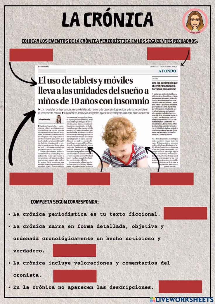 ¿Qué es una crónica periodística para niños de primaria?
