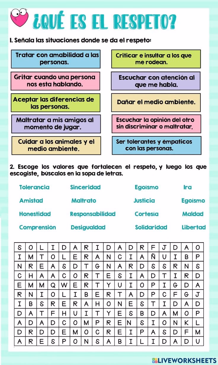 ¿Qué actividades se pueden realizar para fomentar el respeto en la escuela?