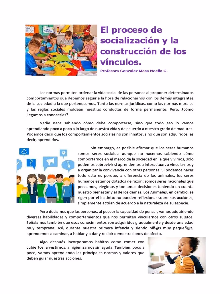 ¿Son actividades de socialización secundaria?
