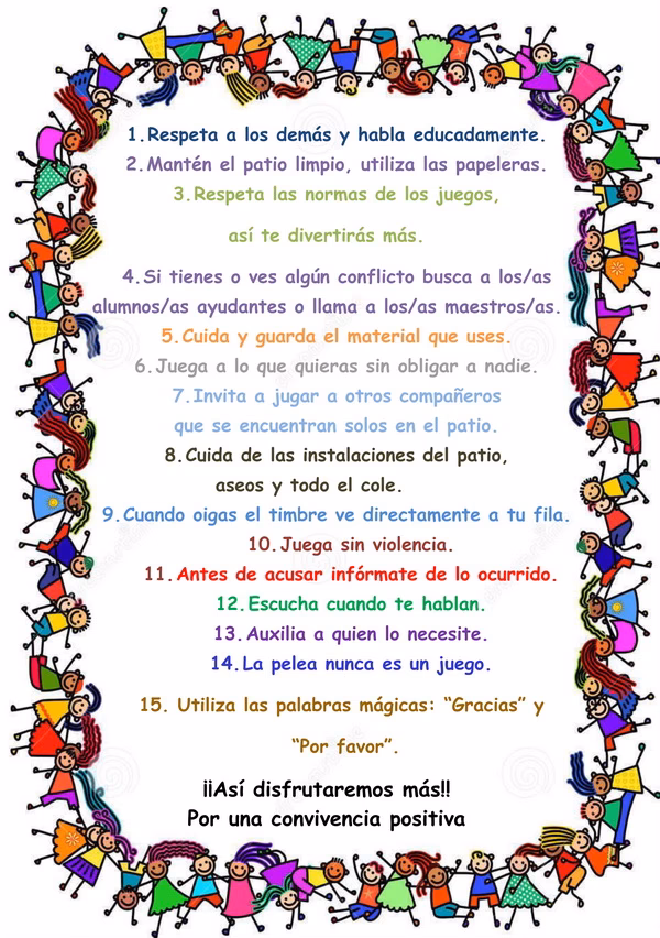 ¿Cuáles son los acuerdos escolares de convivencia?