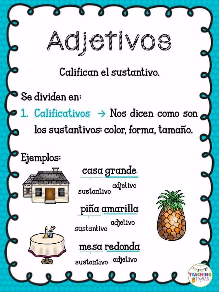 ¿Cuáles son los 10 adjetivos?