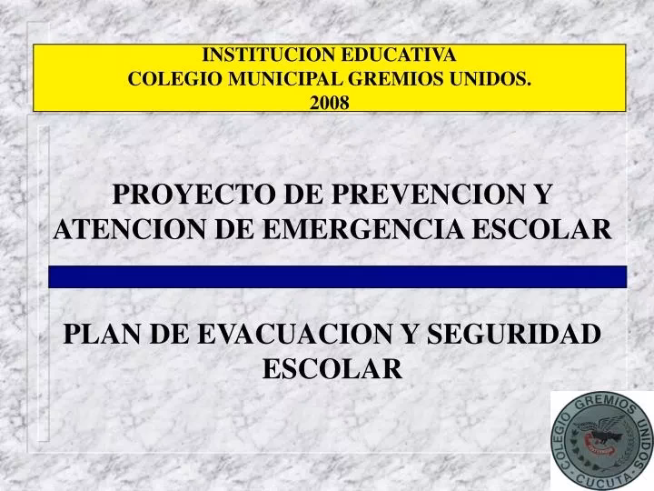 ¿Qué es la evacuación escolar?