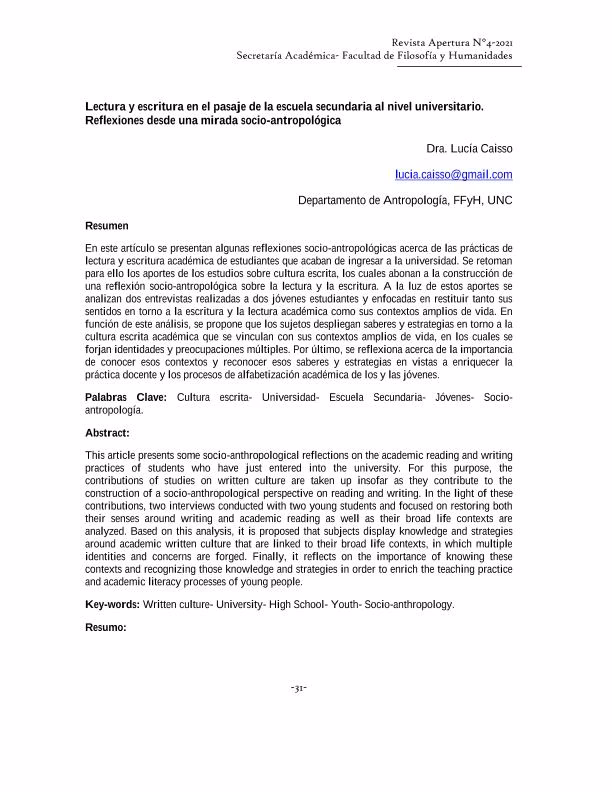 ¿Qué se da en la asignatura de antropología?