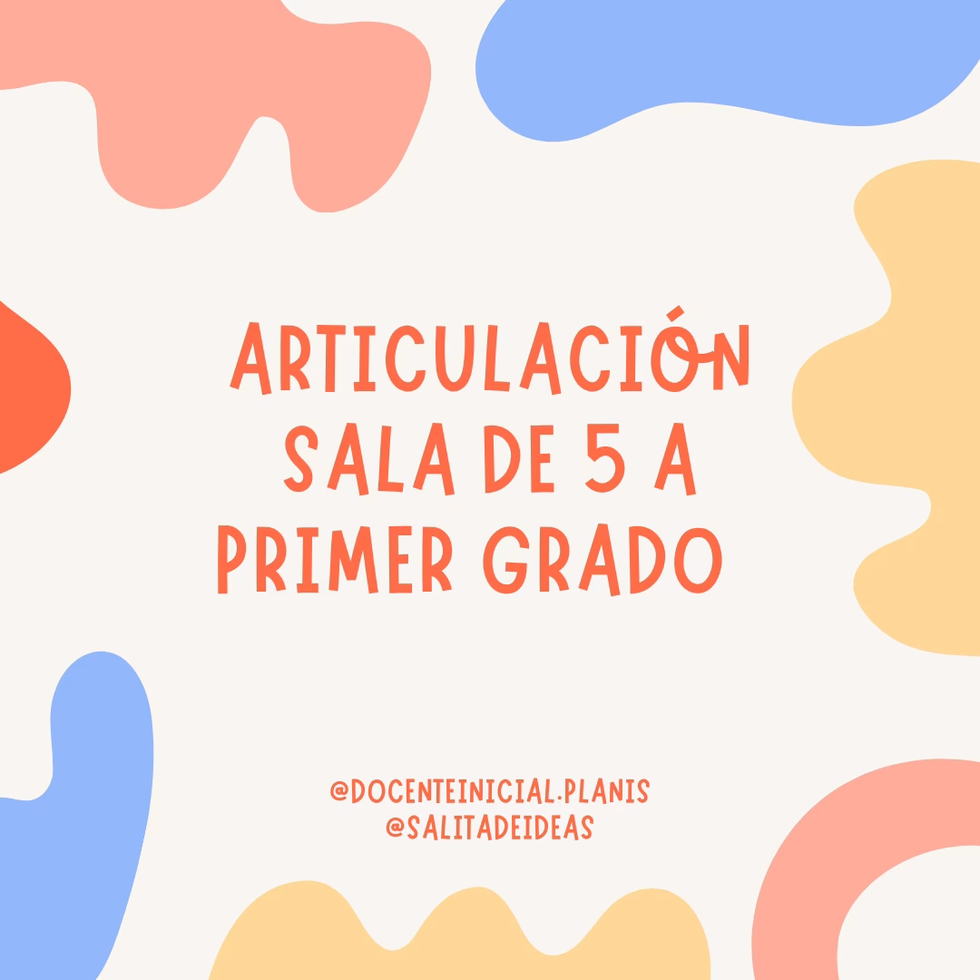 ¿Qué es la articulación en la escuela primaria?