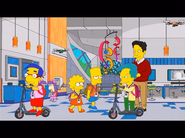 ¿En qué episodio de Los Simpsons Bart y Lisa van a la escuela militar?