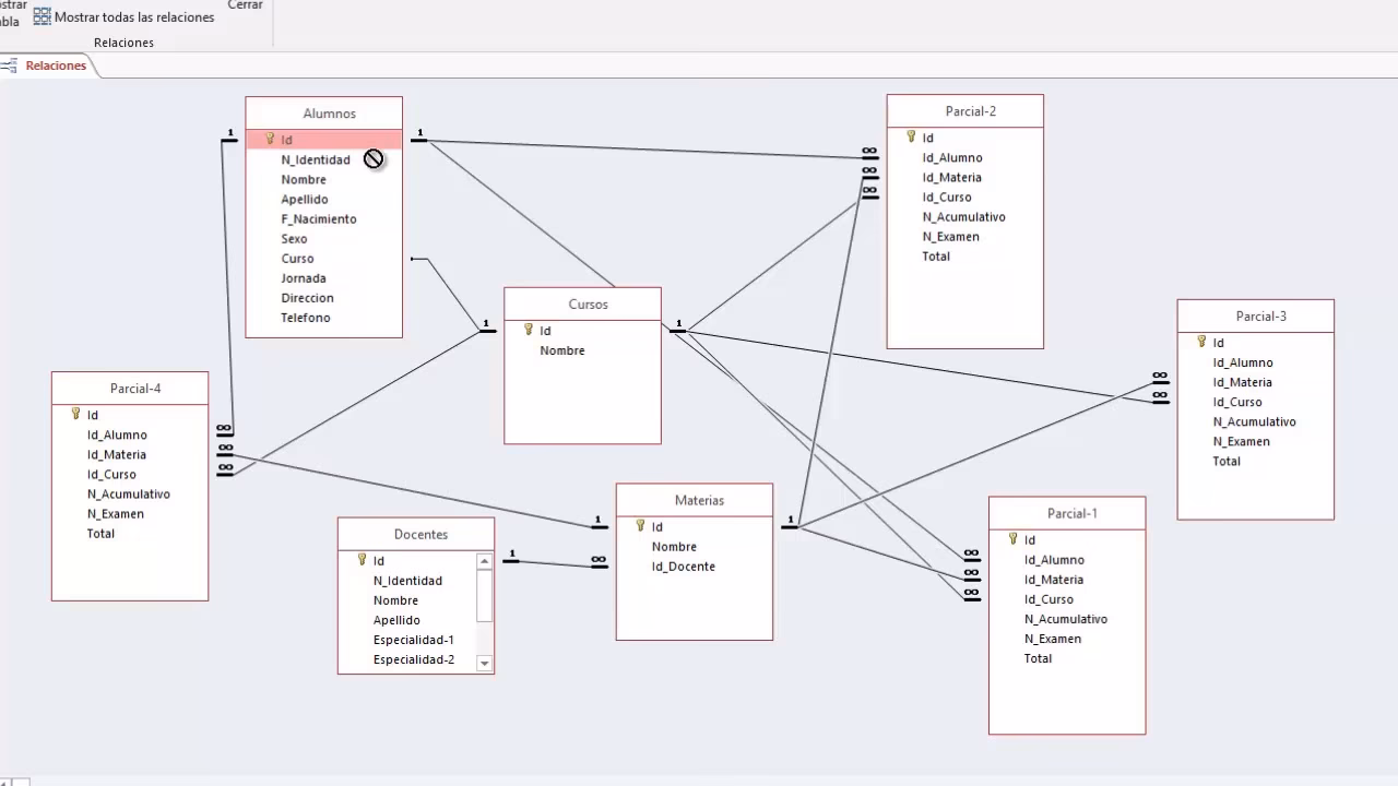 ¿Cómo puedo crear una base de datos para mi colegio?