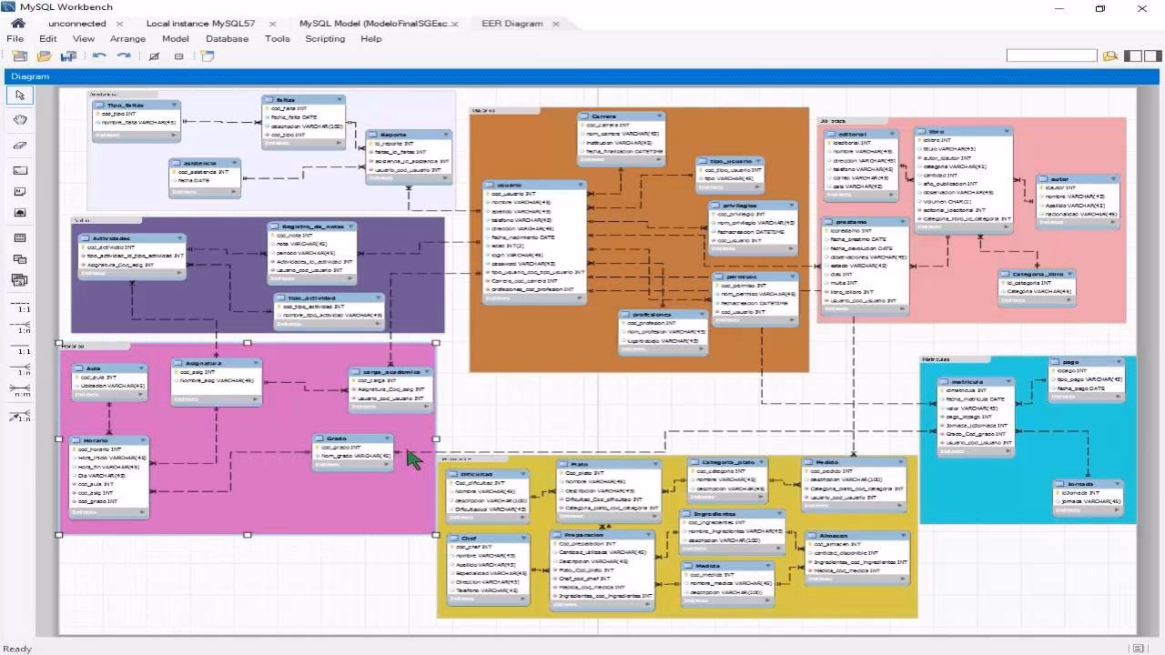 ¿Cómo puedo crear una base de datos para mi colegio?