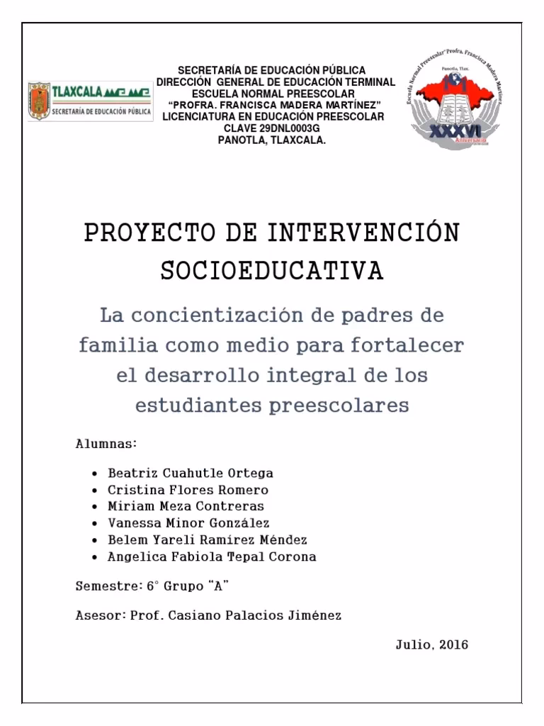 ¿Qué proyectos socioeducativos existen actualmente?