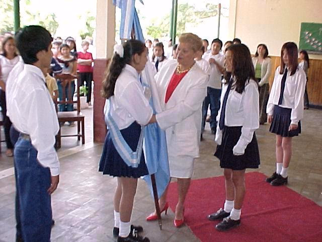 ¿Qué se dice en el cambio de abanderados?