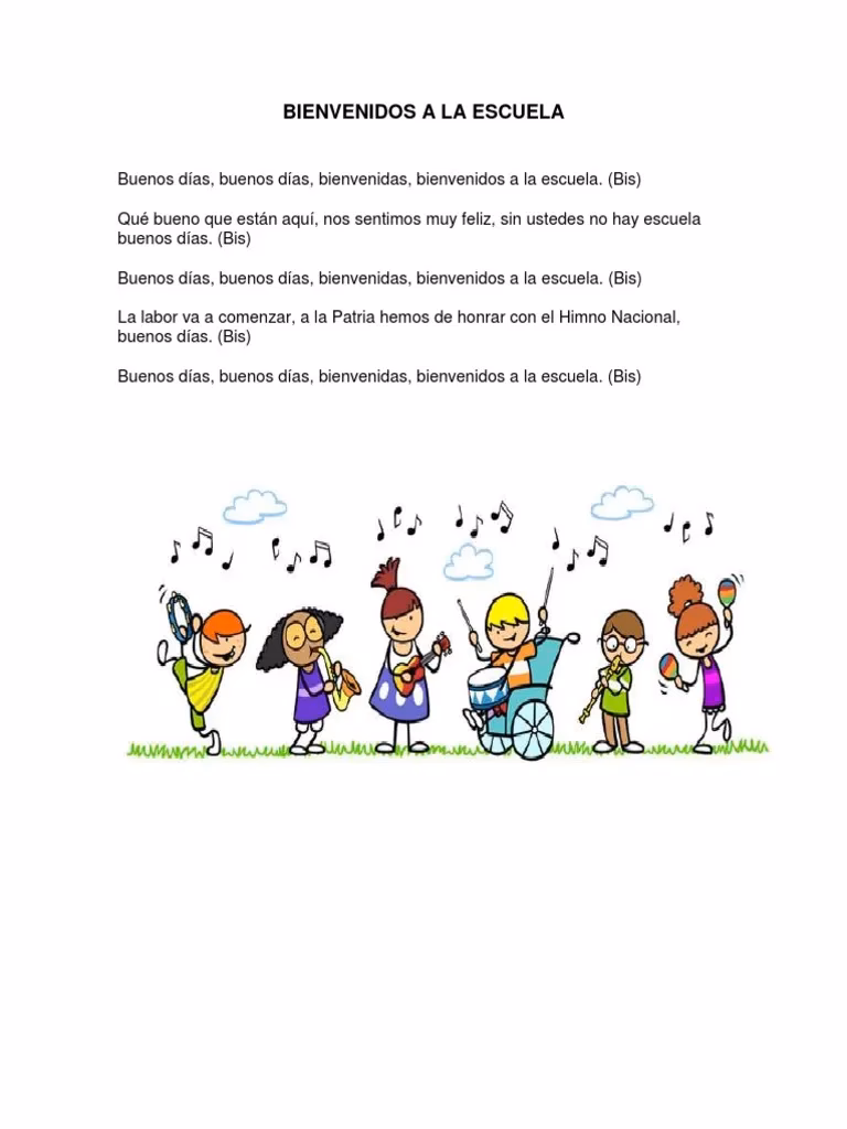 ¿Qué mensajes podemos transmitir en una canción para niños de primaria?