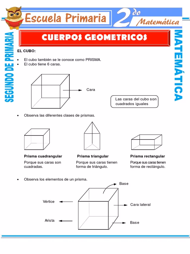 ¿Qué características debe tener un cuerpo geométrico?