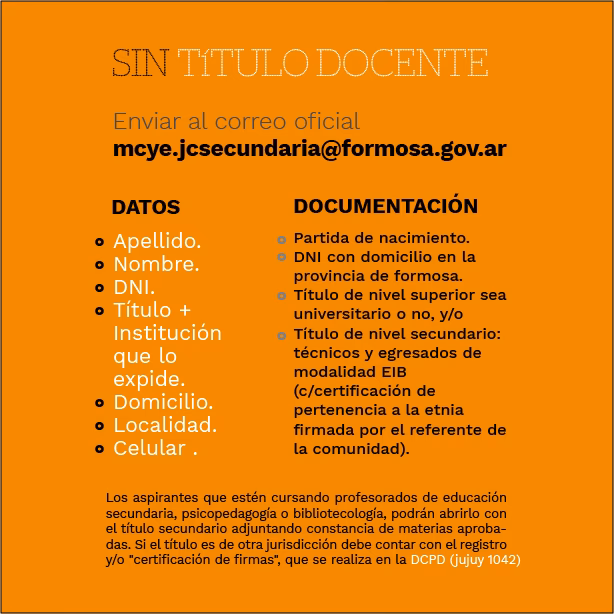 ¿Cómo puedo abrir un legajo docente en Formosa?