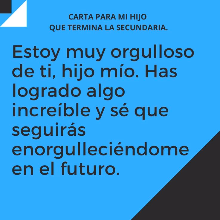 ¿Qué es bonito decirle a tu hijo en una carta?