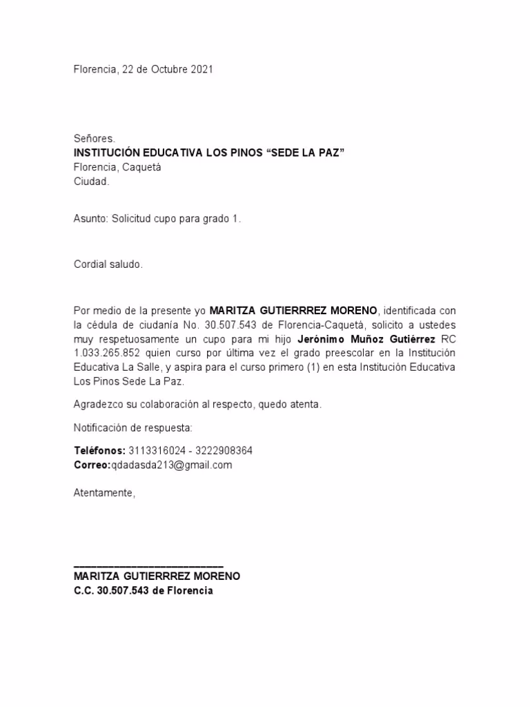 ¿Cómo escribir una carta pidiendo ingreso a la escuela?