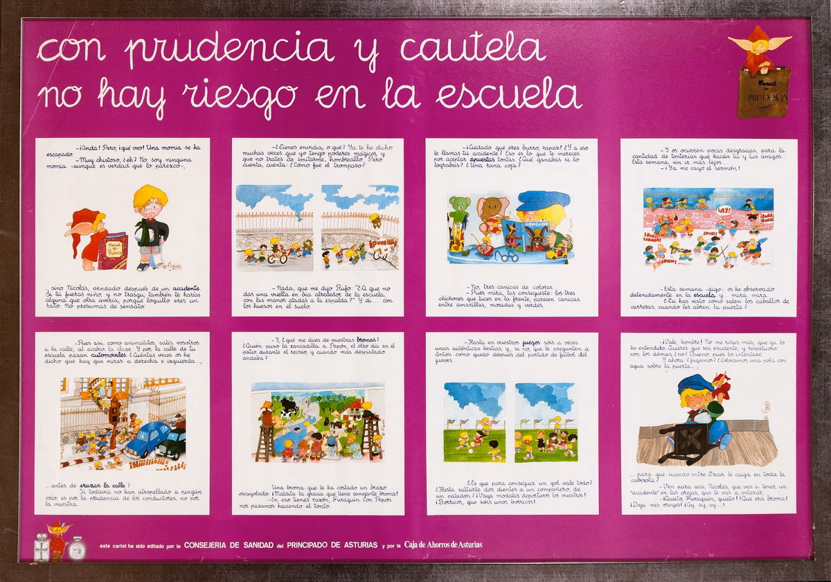 ¿Qué es un cartel de prevención de accidentes?
