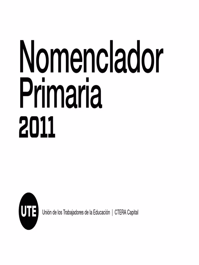 ¿Qué es el nomenclador docente?