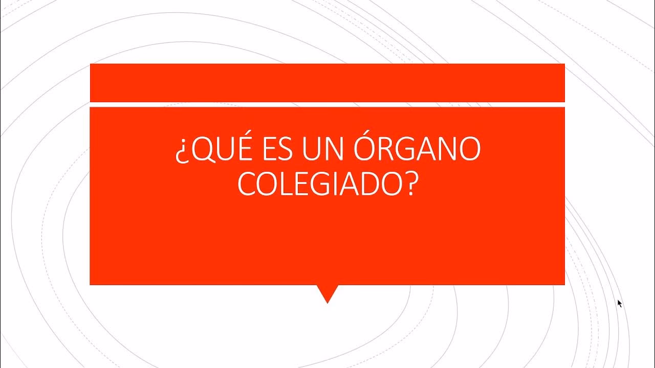 ¿Qué significa una persona colegiada?