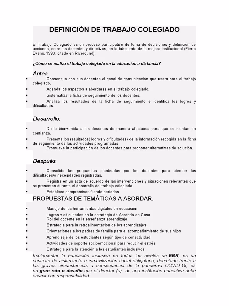 ¿Cuándo es colegiado?