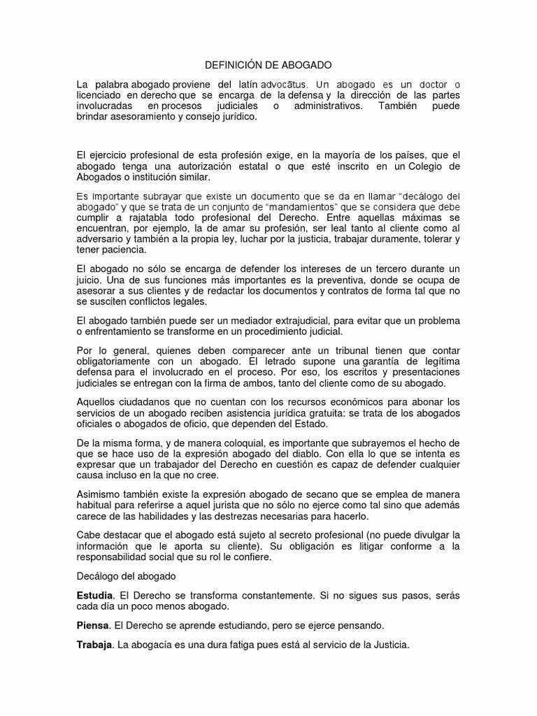 ¿Qué son los colegios de abogados?