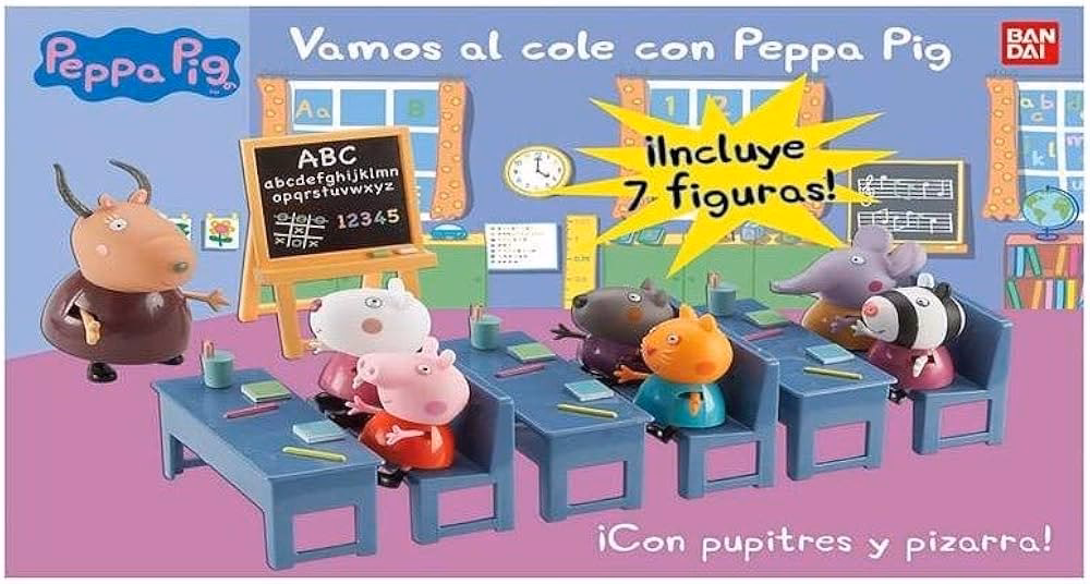 ¿Dónde estudia Peppa Pig?