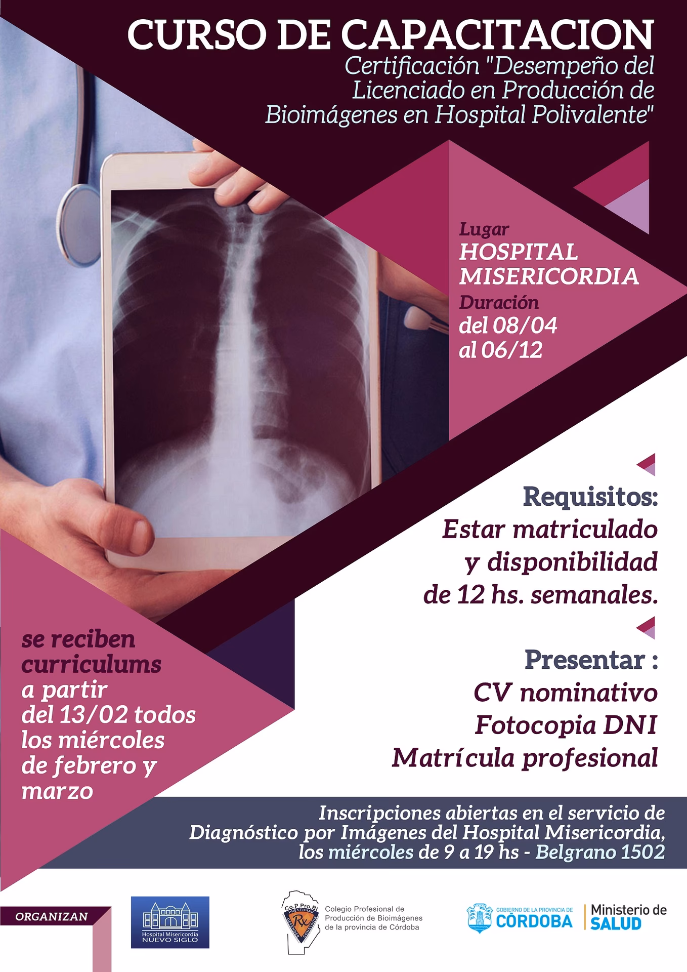 ¿Cuánto gana un radiólogo en Córdoba?