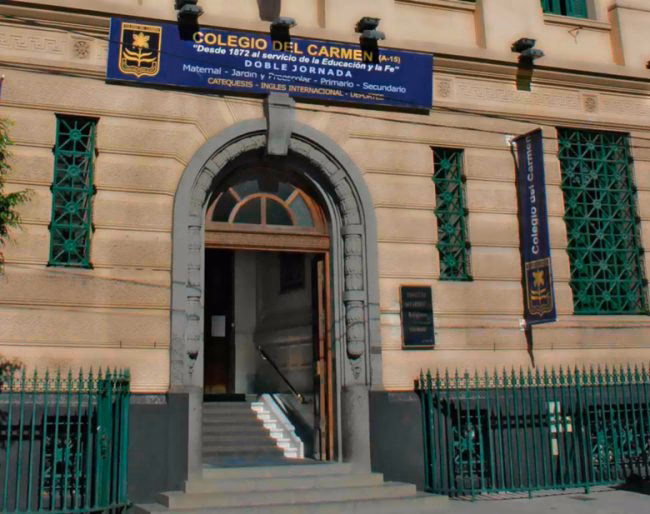 ¿Cuántos años tiene el colegio Nuestra Señora del Carmen?