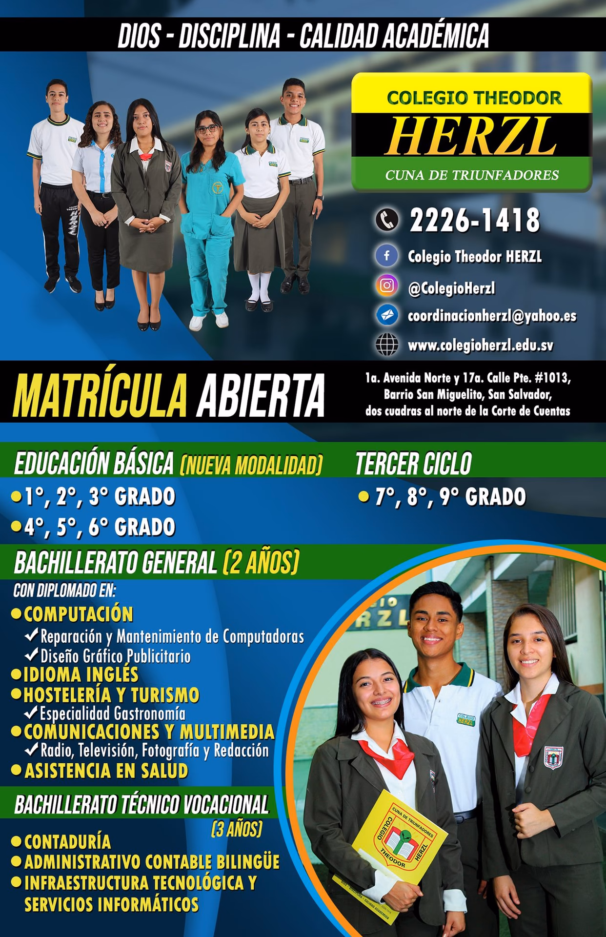 ¿Theodor Herzl es una escuela privada?