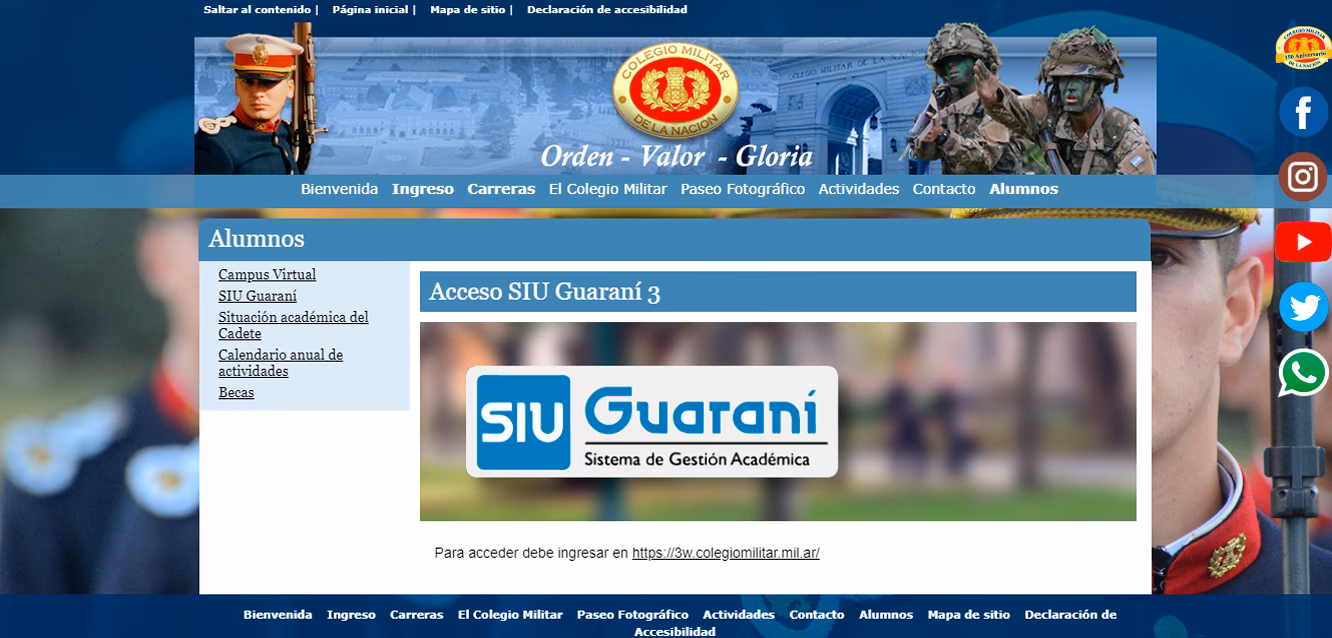 ¿Cuántos años dura una carrera en el colegio militar?