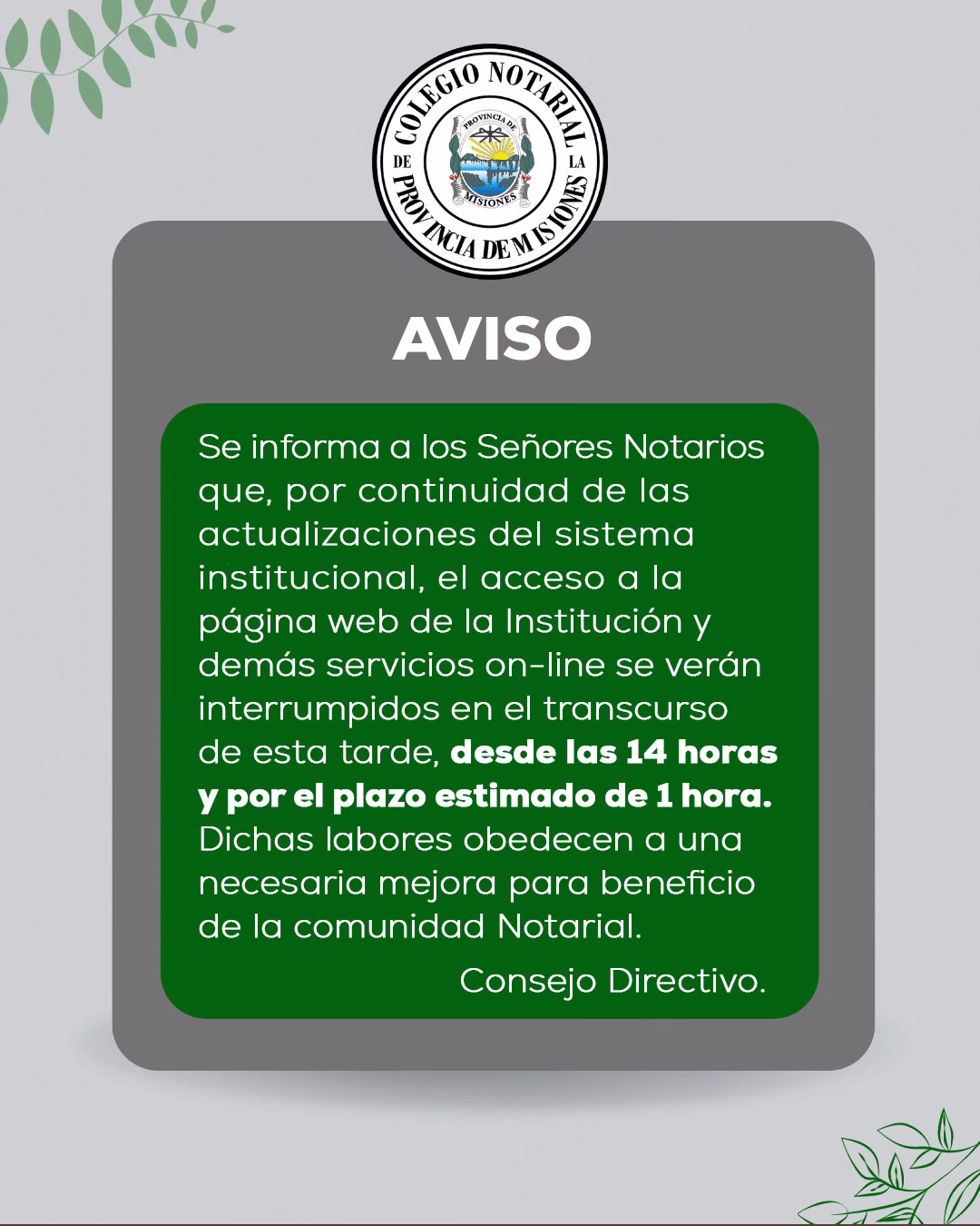 ¿Cuántos años son de notariado?