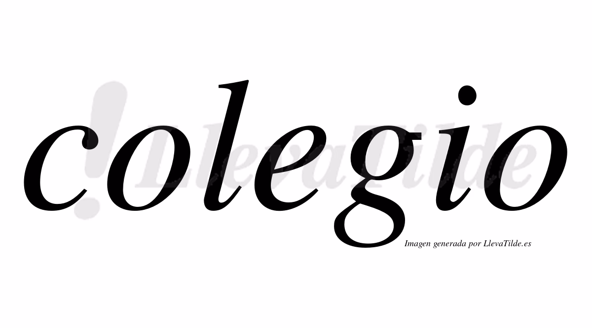 ¿Cómo se escribe colejio o colegio?