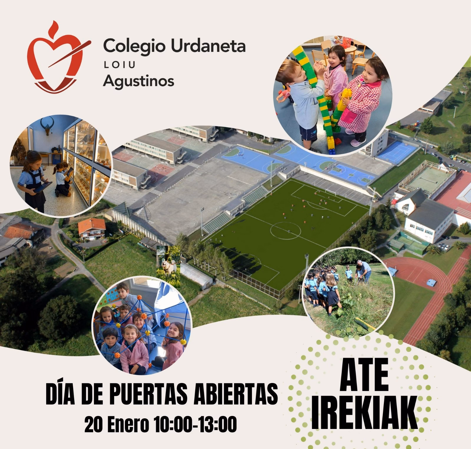 ¿Cuántos alumnos hay en el colegio Urdaneta?