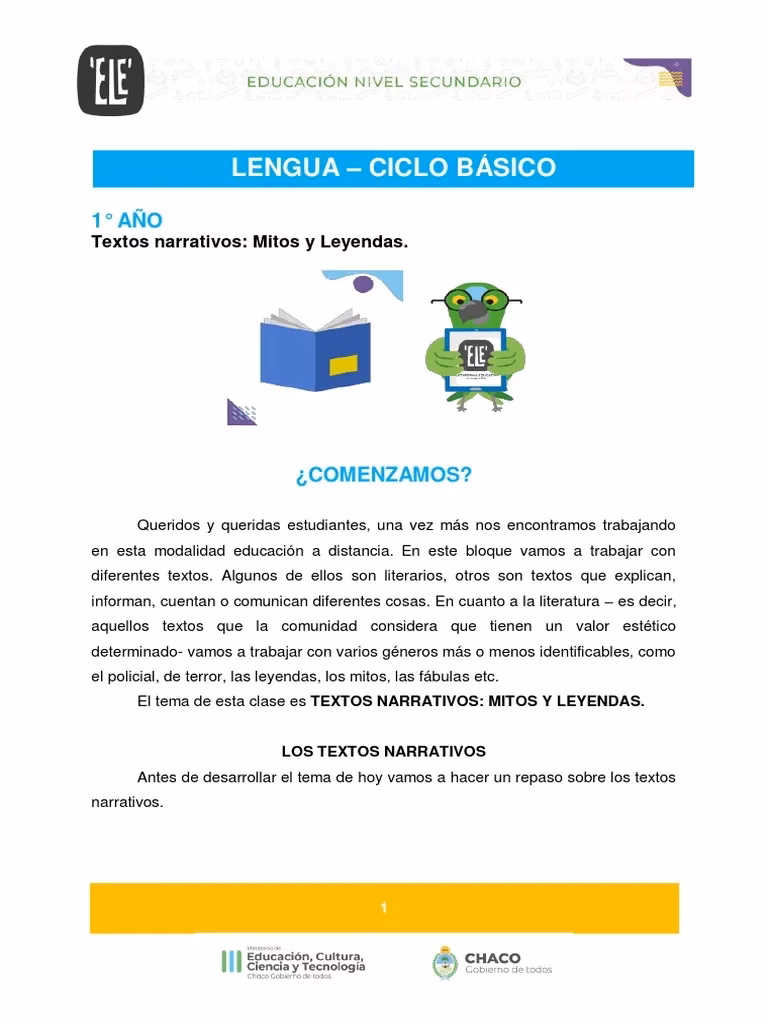 ¿Qué es un mito para secundaria?