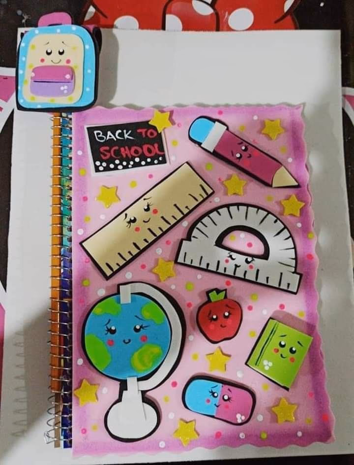 ¿Cómo decorar tu cuaderno escolar?