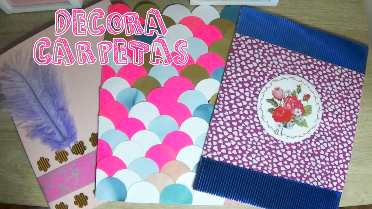 ¿Cómo hacer una carpeta más bonita?