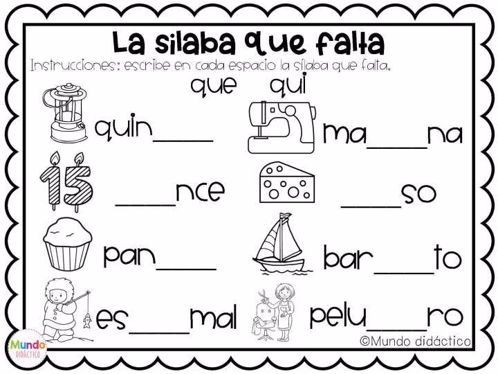 ¿Cuándo usamos las sílabas que y qui?