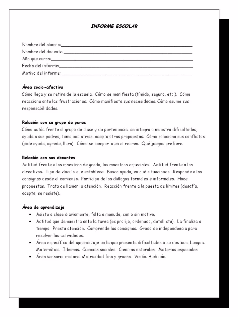 ¿Cómo se elabora un informe ejemplo?