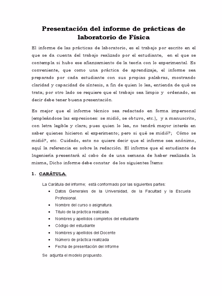 ¿Cómo se hace un informe de laboratorio paso a paso?