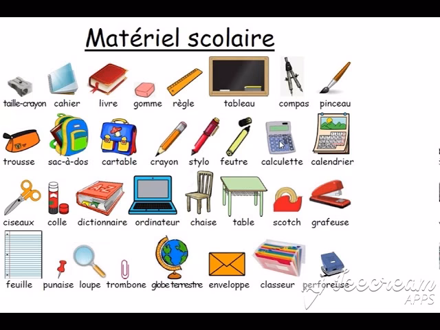 ¿Cuál es el nombre francés de una escuela?