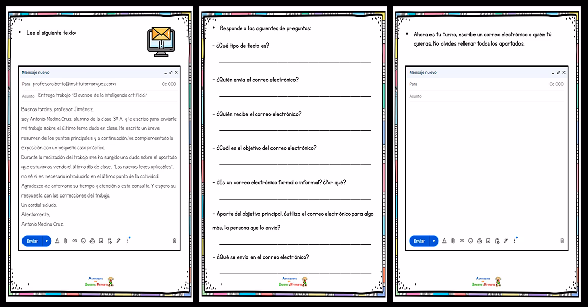 ¿Cómo se usa el correo electrónico en la educación?