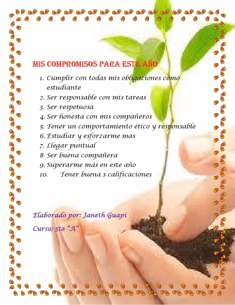 ¿Cuál es el compromiso de los estudiantes en la escuela?