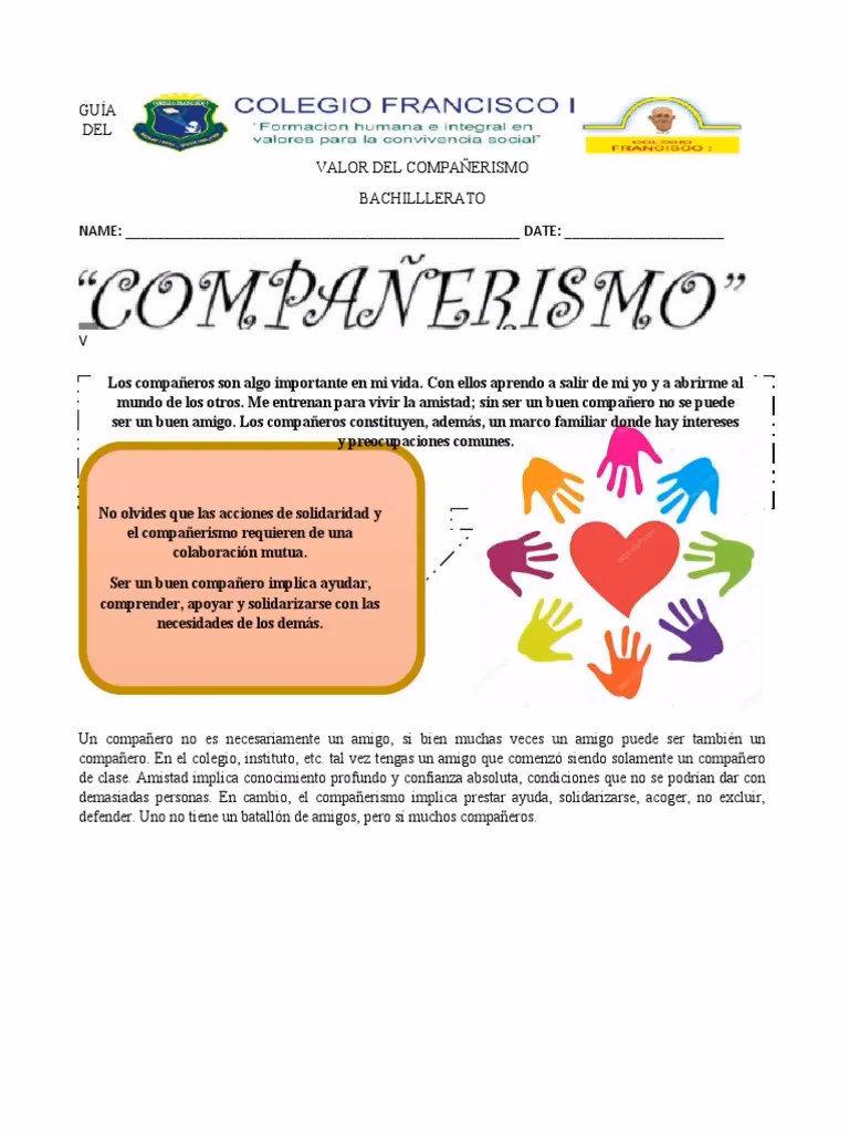 ¿Qué es el compañerismo para niños de primaria?