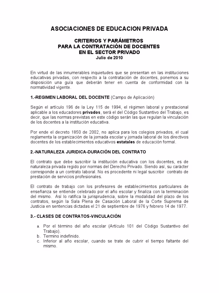 ¿Qué son los contratos educativos?