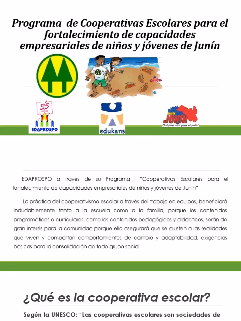 ¿Qué es una cooperativa escolar y cómo funciona?