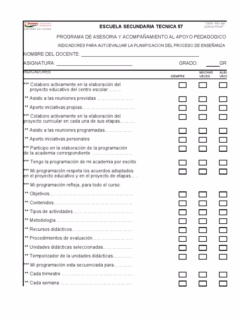 ¿Qué tipos de planificación conoces en el nivel secundaria?