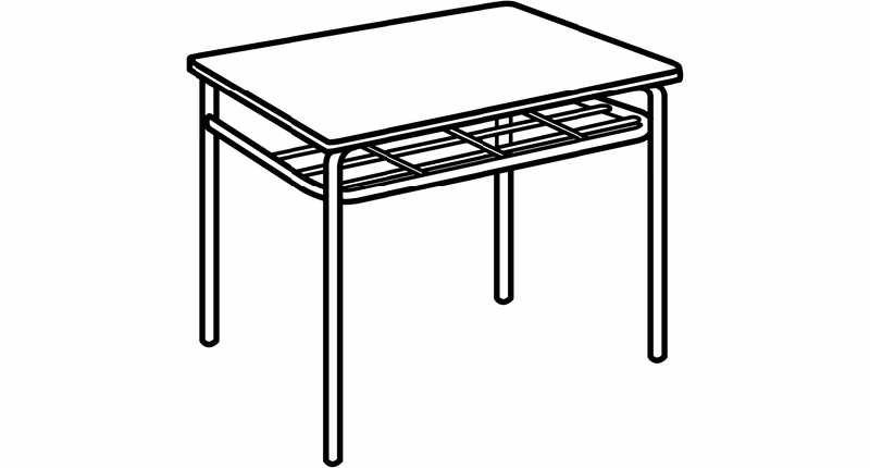 ¿Cuánto pesa una mesa de la escuela?