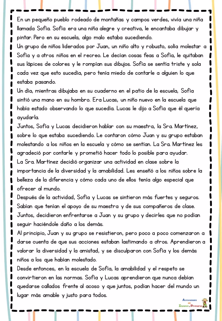 ¿Qué cuentos puedo leer para trabajar la violencia escolar?